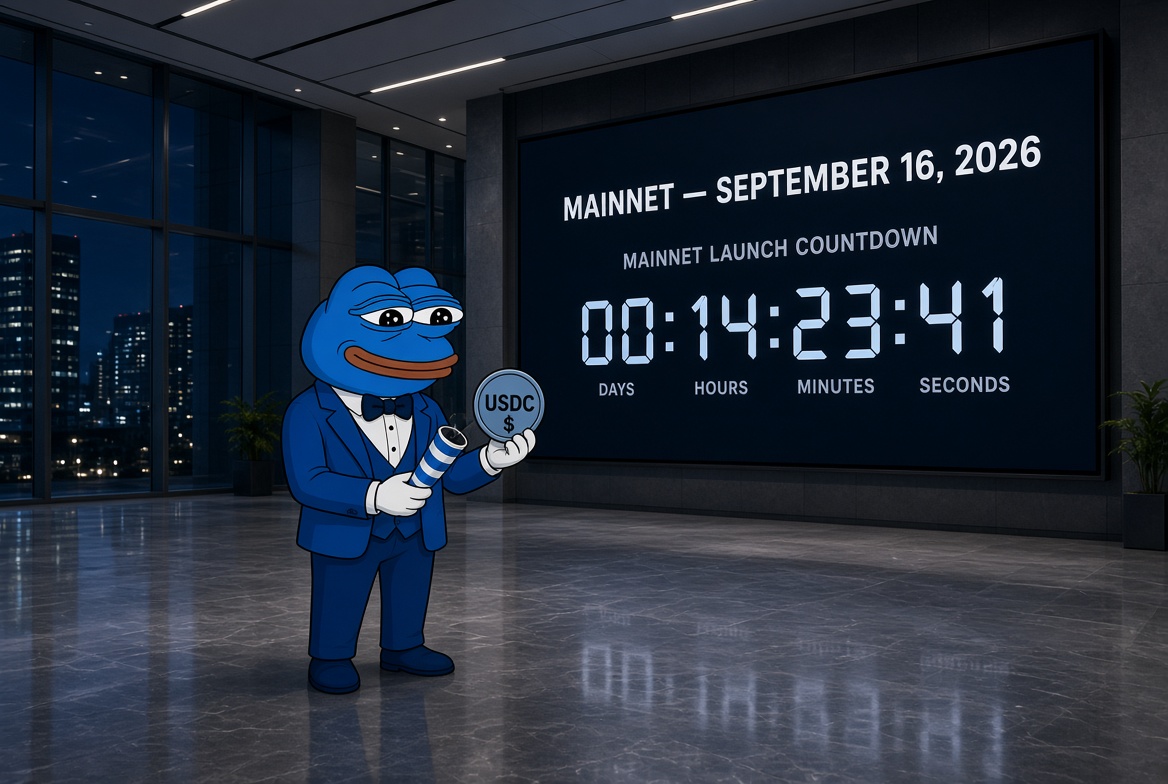 Blue Pepe waiting for mainnet